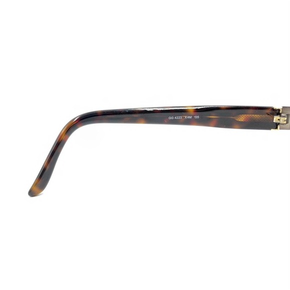 Gucci GG 4223 X4M Satin Brown Copper Eyeglasses Frames 52-16 135 Italy Designer - Picture 10 of 12
